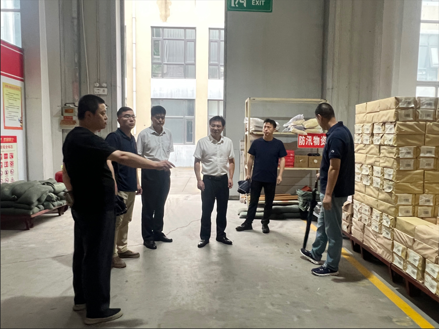 舒驰到河北固安书库检查汛期安全生产工作